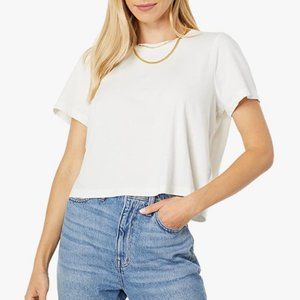 Madewell Crop Tee (White)